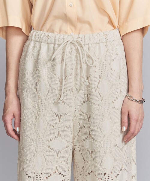 BEAUTY&YOUTH パンツ　柄　レース H BEAUTY&YOUTH UNITED ARROWS（エイチビューティーアンドユース