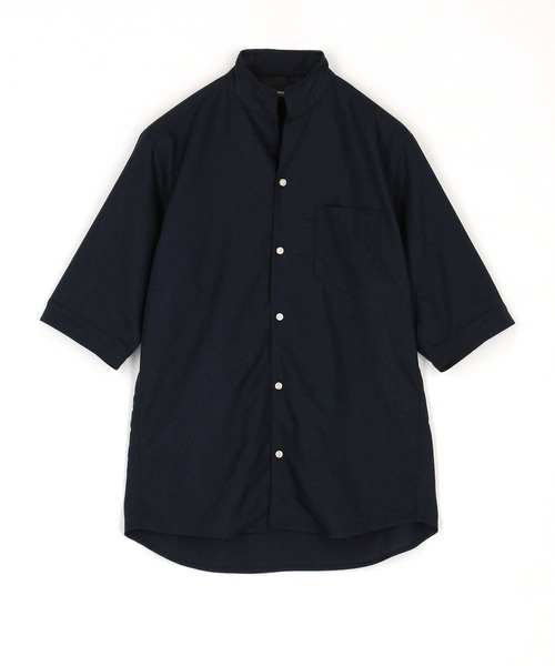 HIDEAWAYS NICOLE(ハイダウェイニコル)の「ストレッチサーフクロススタンドシャツ(シャツ/ブラウス・メンズ・ネイビー/ホワイト・MEDIUM/LARGE/X-LARGE)」の13枚目の写真