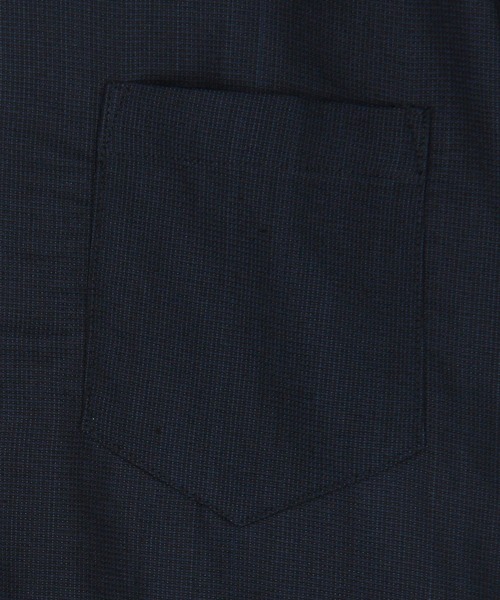 HIDEAWAYS NICOLE(ハイダウェイニコル)の「ストレッチサーフクロススタンドシャツ(シャツ/ブラウス・メンズ・ネイビー/ホワイト・MEDIUM/LARGE/X-LARGE)」の9枚目の写真