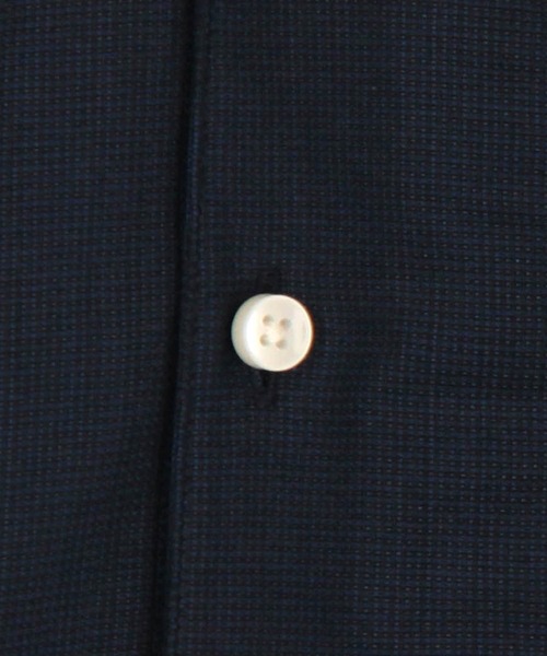 HIDEAWAYS NICOLE(ハイダウェイニコル)の「ストレッチサーフクロススタンドシャツ(シャツ/ブラウス・メンズ・ネイビー/ホワイト・MEDIUM/LARGE/X-LARGE)」の5枚目の写真