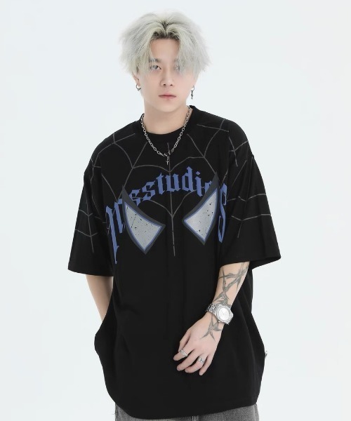tシャツ A'GEM/9 × .kom 「INSstudios/インスステュディオス」蝶Tシャツ レディース メンズ A'GEM/9 × .kom 『INSstudios/インスステュディオス』蝶Tシャツ