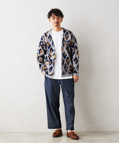 JOURNAL STANDARD relume(ジャーナルスタンダード レリューム)の「SPORTCLAD / スポーツクラッド 別注 シャンブレーペインターパンツ(デニムパンツ・メンズ・ネイビー/ダークブルー/ブラックミックス・SMALL/LARGE/MEDIUM)」の17枚目の写真