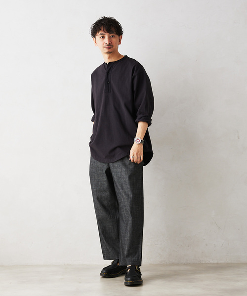 JOURNAL STANDARD relume(ジャーナルスタンダード レリューム)の「SPORTCLAD / スポーツクラッド 別注 シャンブレーペインターパンツ(デニムパンツ・メンズ・ネイビー/ダークブルー/ブラックミックス・SMALL/LARGE/MEDIUM)」の20枚目の写真