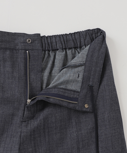 JOURNAL STANDARD relume(ジャーナルスタンダード レリューム)の「SPORTCLAD / スポーツクラッド 別注 シャンブレーペインターパンツ(デニムパンツ・メンズ・ネイビー/ダークブルー/ブラックミックス・SMALL/LARGE/MEDIUM)」の11枚目の写真