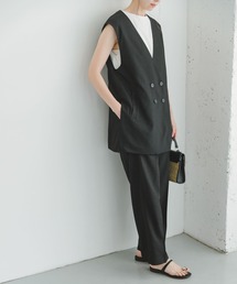 ITEMS URBANRESEARCH | ジレ×パンツセット(パンツドレス)