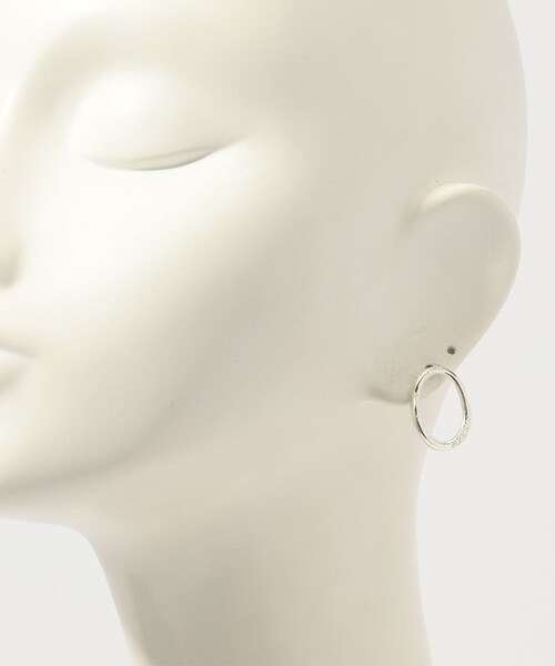 sumikaneko（ｽﾐｶﾈｺ）の「sumikaneko ストーンピアス（ピアス（両耳用）・レディース・シルバー・FREE）」の4枚目の写真