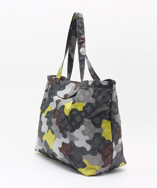 russet for traveller(ラシット フォー トラベラー)の「ポケッタブルトートバッグ【Tote】(トートバッグ・レディース・カモフラージュ/チェック/イエロー系その他・FREE)」の4枚目の写真