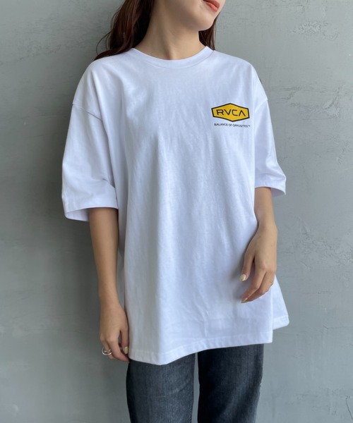 RVCA（ルーカ）の「[RVCA/ルーカ] HEX BOX バックプリント ショートスリーブTシャツ（Tシャツ/カットソー・レディース・ホワイト/ブラック/グレイッシュベージュ・M/L/XL）」の16枚目の写真