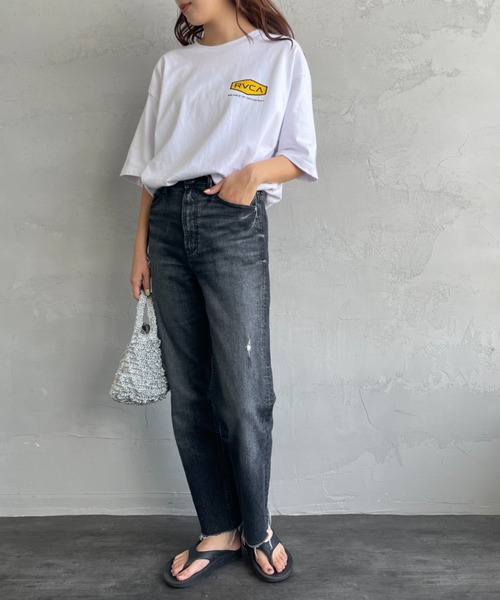 RVCA（ルーカ）の「[RVCA/ルーカ] HEX BOX バックプリント ショートスリーブTシャツ（Tシャツ/カットソー・レディース・ホワイト/ブラック/グレイッシュベージュ・M/L/XL）」の13枚目の写真