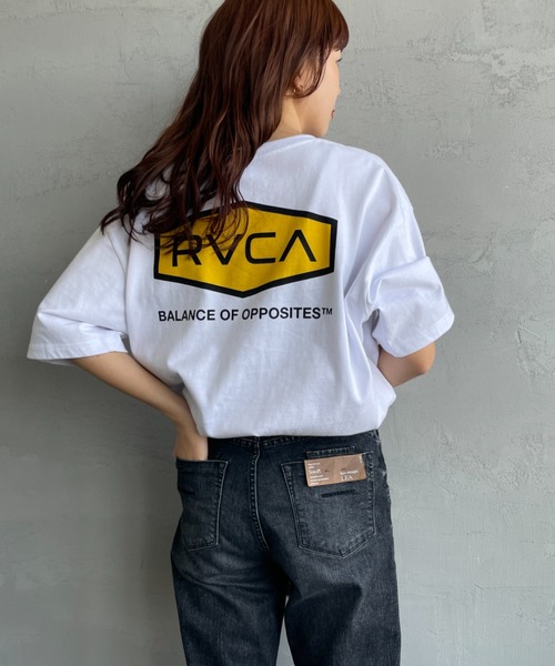 RVCA（ルーカ）の「[RVCA/ルーカ] HEX BOX バックプリント ショートスリーブTシャツ（Tシャツ/カットソー・レディース・ホワイト/ブラック/グレイッシュベージュ・M/L/XL）」の12枚目の写真