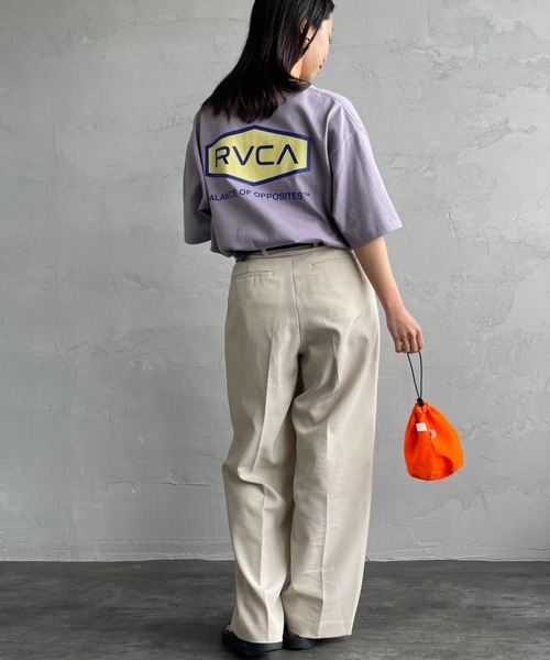 RVCA（ルーカ）の「[RVCA/ルーカ] HEX BOX バックプリント ショートスリーブTシャツ（Tシャツ/カットソー・レディース・ホワイト/ブラック/グレイッシュベージュ・M/L/XL）」の8枚目の写真
