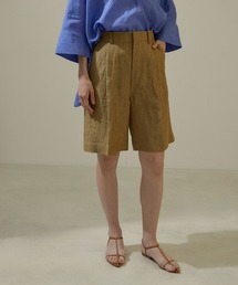 SALON adam et rope' | 【洗える】リネンハーフパンツ/ショートパンツ(その他パンツ)
