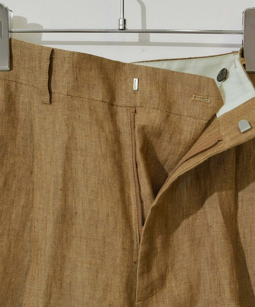 SALON adam et rope'（サロン アダム エ ロペ）の「【洗える】リネンハーフパンツ/ショートパンツ（その他パンツ・レディース・ブラック/ベージュ系その他・S/M）」の8枚目の写真