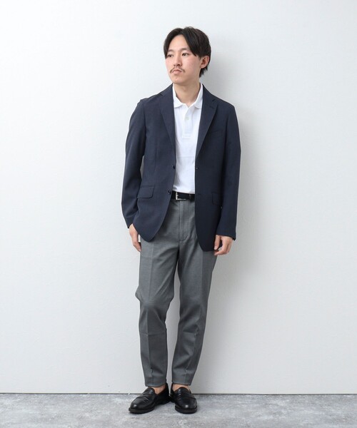 NOLLEY’S（ノーリーズ）の「《ビジカジ対応/吸水速乾/消臭/UVカット》クジラドライカノコ ユーティリティポロシャツ（ポロシャツ・メンズ・ブルー/レッド/ホワイト/ブラック/パープル/ネイビー・XL/L/M/S）」の16枚目の写真