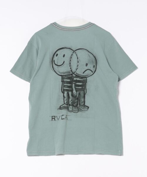 【セール】RVCA メンズ 【ANDREW POMMIER】 VENN DIAGRAM SS Ｔシャツ 【2024年夏モデル】/ルーカバックプリント半袖Tシャツ（Tシャツ/カットソー）｜RVCA（ルーカ）