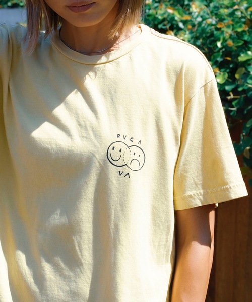 【セール】RVCA メンズ 【ANDREW POMMIER】 VENN DIAGRAM SS Ｔシャツ 【2024年夏モデル】/ルーカバックプリント半袖Tシャツ（Tシャツ/カットソー）｜RVCA（ルーカ）