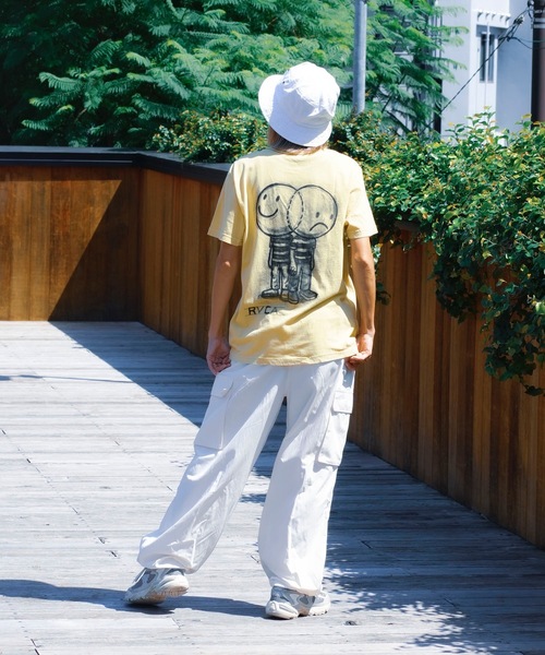 【セール】RVCA メンズ 【ANDREW POMMIER】 VENN DIAGRAM SS Ｔシャツ 【2024年夏モデル】/ルーカバックプリント半袖Tシャツ（Tシャツ/カットソー）｜RVCA（ルーカ）
