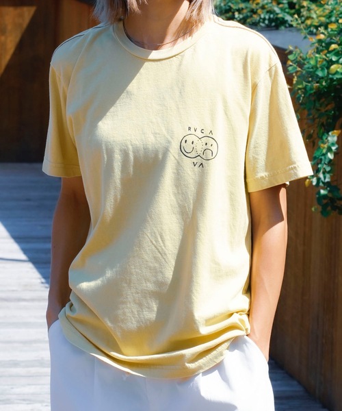 【セール】RVCA メンズ 【ANDREW POMMIER】 VENN DIAGRAM SS Ｔシャツ 【2024年夏モデル】/ルーカバックプリント半袖Tシャツ（Tシャツ/カットソー）｜RVCA（ルーカ）