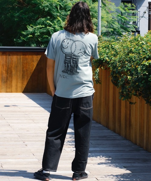 【セール】RVCA メンズ 【ANDREW POMMIER】 VENN DIAGRAM SS Ｔシャツ 【2024年夏モデル】/ルーカバックプリント半袖Tシャツ（Tシャツ/カットソー）｜RVCA（ルーカ）