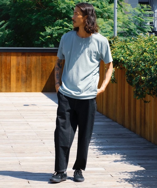 【セール】RVCA メンズ 【ANDREW POMMIER】 VENN DIAGRAM SS Ｔシャツ 【2024年夏モデル】/ルーカバックプリント半袖Tシャツ（Tシャツ/カットソー）｜RVCA（ルーカ）