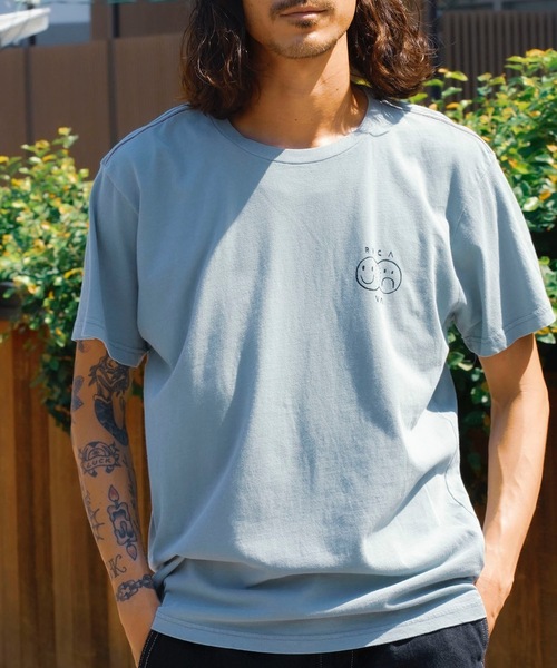 【セール】RVCA メンズ 【ANDREW POMMIER】 VENN DIAGRAM SS Ｔシャツ 【2024年夏モデル】/ルーカバックプリント半袖Tシャツ（Tシャツ/カットソー）｜RVCA（ルーカ）