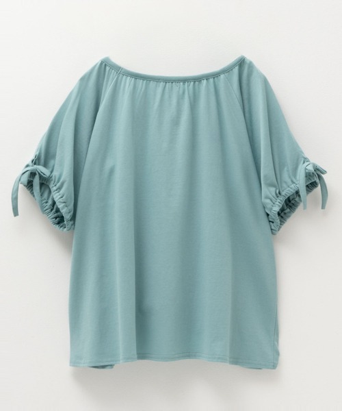 NAVY(ネイビー)の「NAVY 冷感 肩あきデザインプルオーバー(Tシャツ/カットソー・キッズ・チャコールグレー/グリーン系その他/ピンク系その他・120/160/150/140/130)」の5枚目の写真