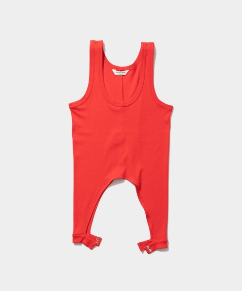 beautiful people（ビューティフルピープル）の「double-end cotton   wool rib tank top（タンクトップ・レディース・ブラック/レッド・36/34）」の5枚目の写真