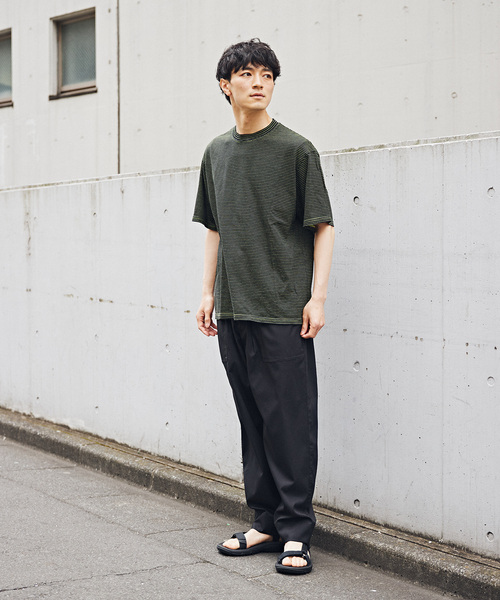 JOURNAL STANDARD relume（ジャーナルスタンダード　レリューム）の「AIRLY DOTS サッカーイージーベイカーパンツ（その他パンツ・メンズ・グレー/ブラック/ネイビー・MEDIUM/LARGE）」の11枚目の写真