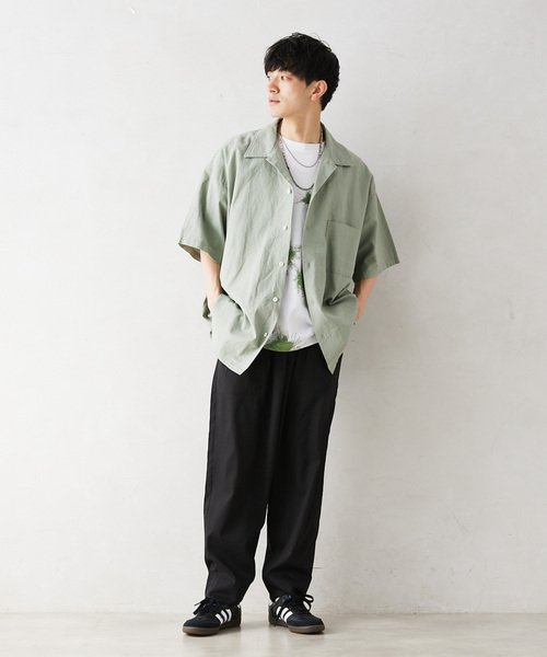 JOURNAL STANDARD relume（ジャーナルスタンダード　レリューム）の「AIRLY DOTS サッカーイージーベイカーパンツ（その他パンツ・メンズ・グレー/ブラック/ネイビー・MEDIUM/LARGE）」の10枚目の写真