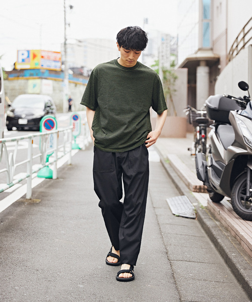 JOURNAL STANDARD relume（ジャーナルスタンダード　レリューム）の「AIRLY DOTS サッカーイージーベイカーパンツ（その他パンツ・メンズ・グレー/ブラック/ネイビー・MEDIUM/LARGE）」の22枚目の写真