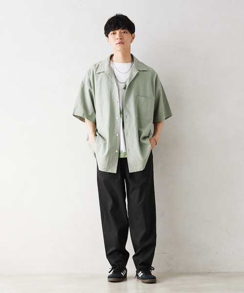 JOURNAL STANDARD relume（ジャーナルスタンダード　レリューム）の「AIRLY DOTS サッカーイージーベイカーパンツ（その他パンツ・メンズ・グレー/ブラック/ネイビー・MEDIUM/LARGE）」の19枚目の写真