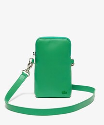 LACOSTE | レザーショルダースマホポーチ(スマホグッズ)