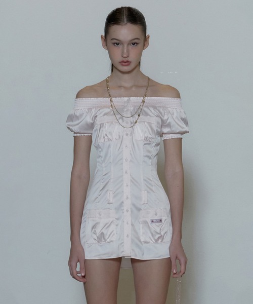 Ethereal Satin Dress/イシリアルサテンドレス