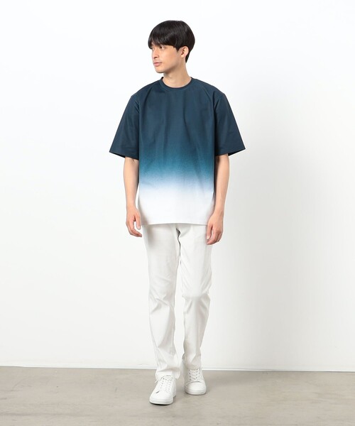 COMME CA ISM(コムサイズム)の「カラーグラデーション プリント Tシャツ(Tシャツ/カットソー・メンズ・ネイビー/グレー/ブラック・MEDIUM/LARGE)」の8枚目の写真