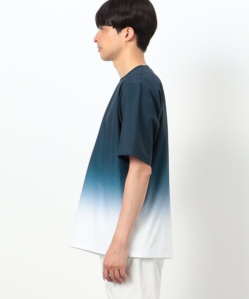 COMME CA ISM(コムサイズム)の「カラーグラデーション プリント Tシャツ(Tシャツ/カットソー・メンズ・ネイビー/グレー/ブラック・MEDIUM/LARGE)」の10枚目の写真