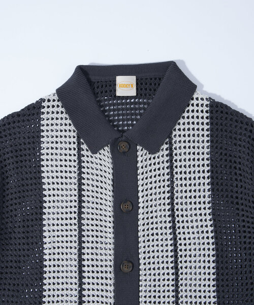 WHO'S WHO gallery（フーズフーギャラリー）の「【KOOKY'N/クーキー】メッシュニットポロ（ポロシャツ・メンズ・オレンジ/ブラック・FREE）」の13枚目の写真