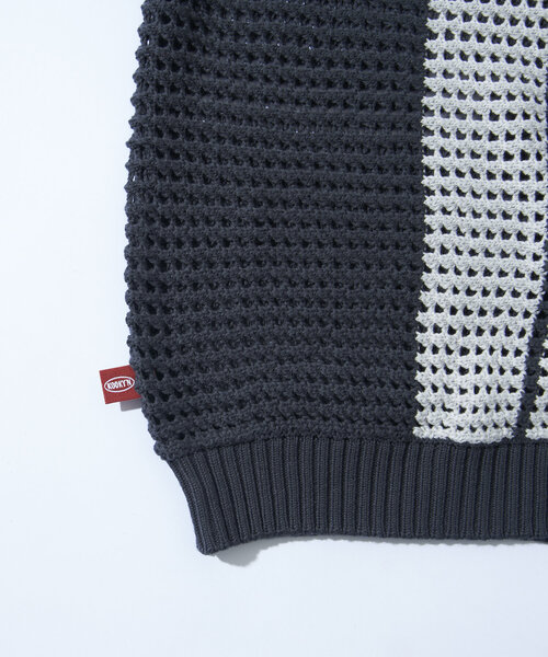 WHO'S WHO gallery（フーズフーギャラリー）の「【KOOKY'N/クーキー】メッシュニットポロ（ポロシャツ・メンズ・オレンジ/ブラック・FREE）」の14枚目の写真