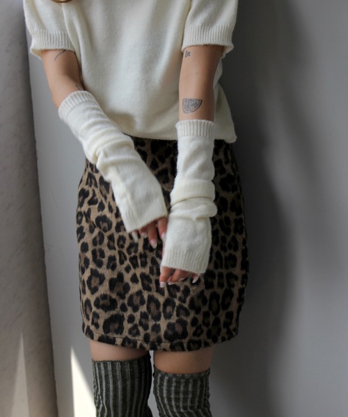SANSeLF(サンセルフ)の「レオパードミニスカート【SANSeLF】sanw24a014(スカート・レディース・レオパード・FREE)」の3枚目の写真