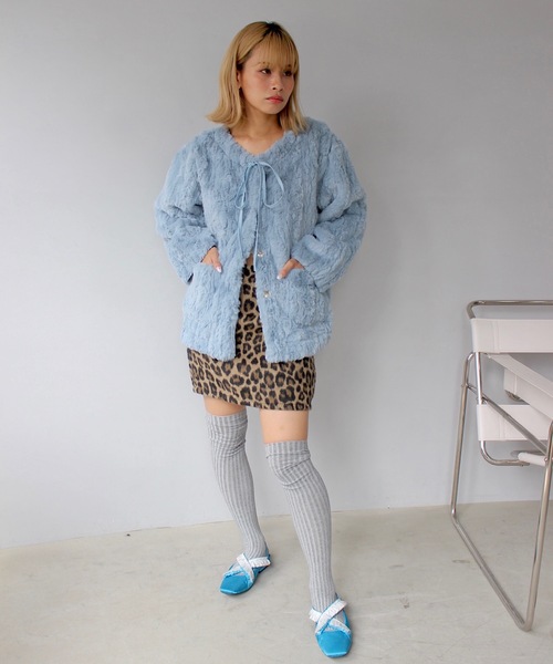 SANSeLF(サンセルフ)の「レオパードミニスカート【SANSeLF】sanw24a014(スカート・レディース・レオパード・FREE)」の8枚目の写真