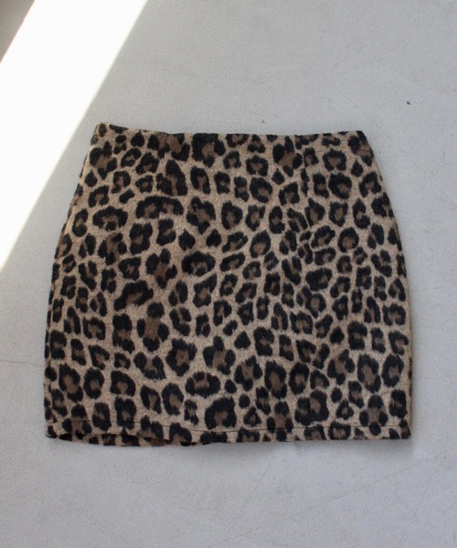SANSeLF(サンセルフ)の「レオパードミニスカート【SANSeLF】sanw24a014(スカート・レディース・レオパード・FREE)」の9枚目の写真