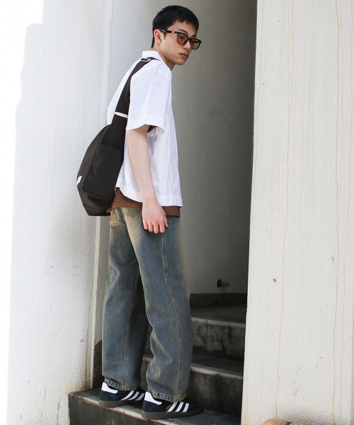 ALAND（エーランド）の「【UNISEX】ALAND／キャンバスショルダーBAG（ショルダーバッグ・レディース・ブラック/ベージュ/ネイビー・FREE）」の21枚目の写真