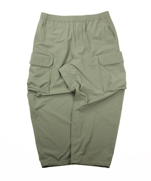 Universal Style Wear（ユニバーサルスタイルウェア）の「Universal Style Wear Tec ユーティリティー パンツ（カーゴパンツ・メンズ・ブラック/スモーキーグリーン系・MEDIUM/LARGE/X-LARGE）」の7枚目の写真