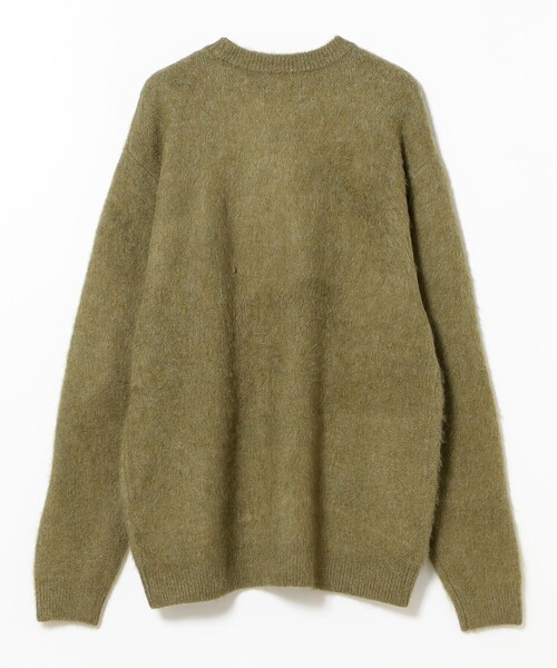 B:MING by BEAMS（ビーミングバイビームス）の「ダブル ジャカード モヘヤ ニット（ニット/セーター・メンズ・ブラック/オリーブ/ネイビー・SMALL/MEDIUM/LARGE/X-LARGE）」の22枚目の写真