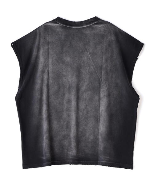 DANKE SCHON（ダンケシェーン）の「DankeSchon/ダンケシェーン/PIGMENT SPRAYING NOSLEEVE/ノースリーブス（タンクトップ・メンズ・グレー/ブラック・M/L）」の16枚目の写真