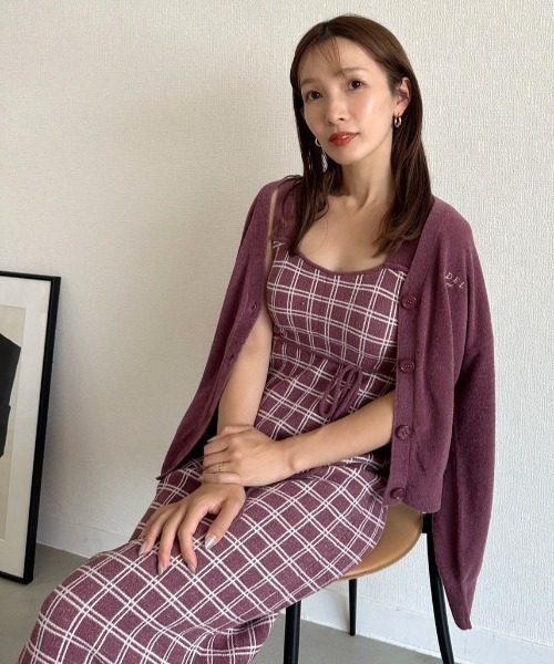 SNIDEL HOME（スナイデルホーム）の「チェックワンピース
