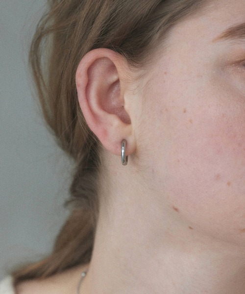 CENE（セネ）の「【CENE】セネ/ワンタッチループイヤリング(small)（イヤリング・レディース・ゴールド/シルバー/ピンクゴールド・FREE）」の5枚目の写真