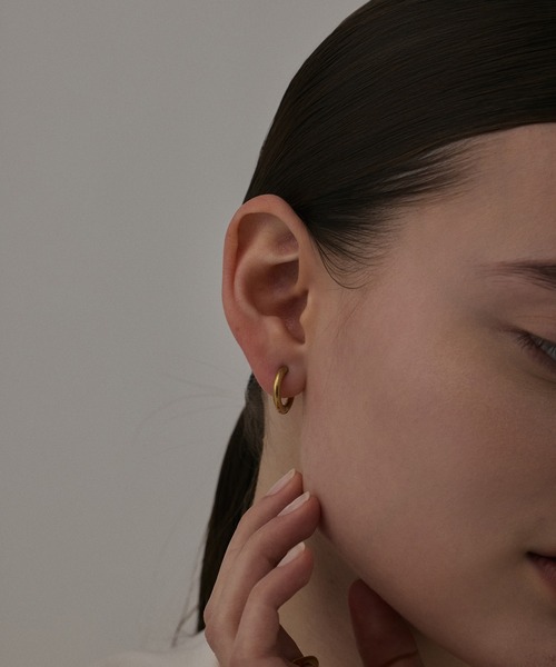 CENE（セネ）の「【CENE】セネ/ワンタッチループイヤリング(small)（イヤリング・レディース・ゴールド/シルバー/ピンクゴールド・FREE）」の21枚目の写真