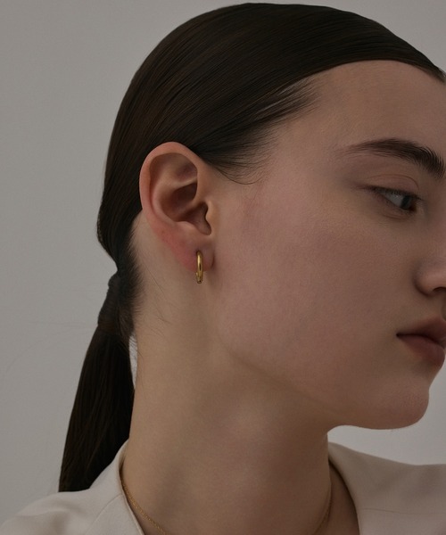 CENE（セネ）の「【CENE】セネ/ワンタッチループイヤリング(small)（イヤリング・レディース・ゴールド/シルバー/ピンクゴールド・FREE）」の22枚目の写真