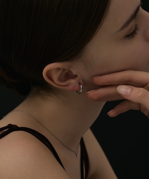 CENE（セネ）の「【CENE】セネ/ワンタッチループイヤリング(small)（イヤリング・レディース・ゴールド/シルバー/ピンクゴールド・FREE）」の17枚目の写真