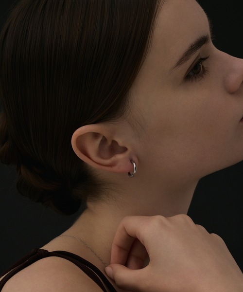 CENE（セネ）の「【CENE】セネ/ワンタッチループイヤリング(small)（イヤリング・レディース・ゴールド/シルバー/ピンクゴールド・FREE）」の18枚目の写真